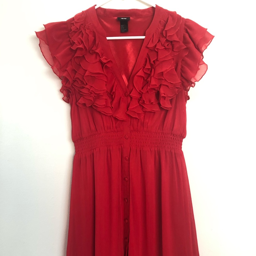 Flirty red dress